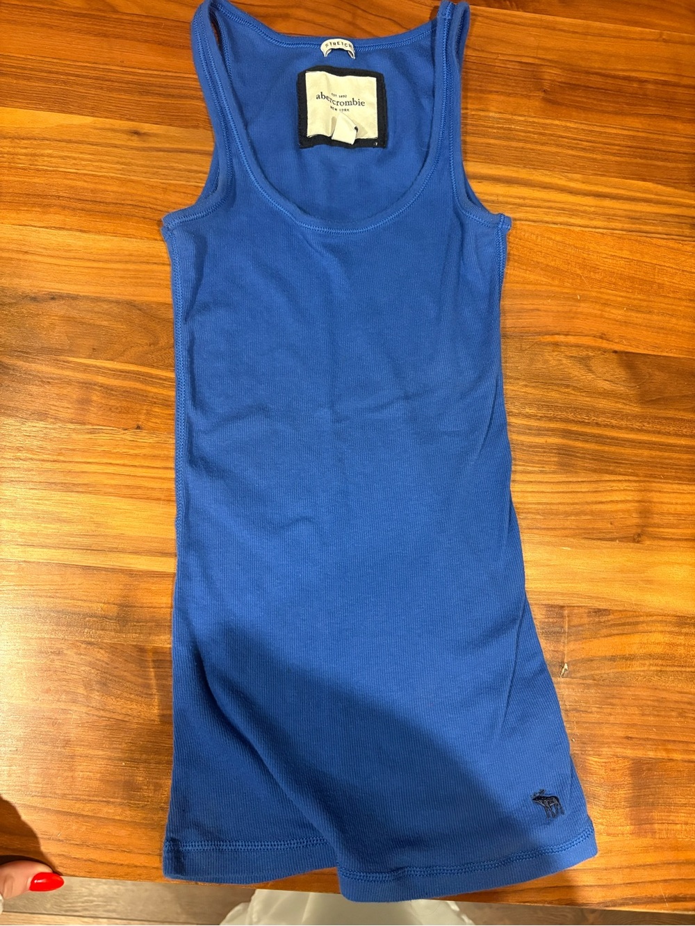 abercrombie kids Royal Blue Ribbed Tank Top